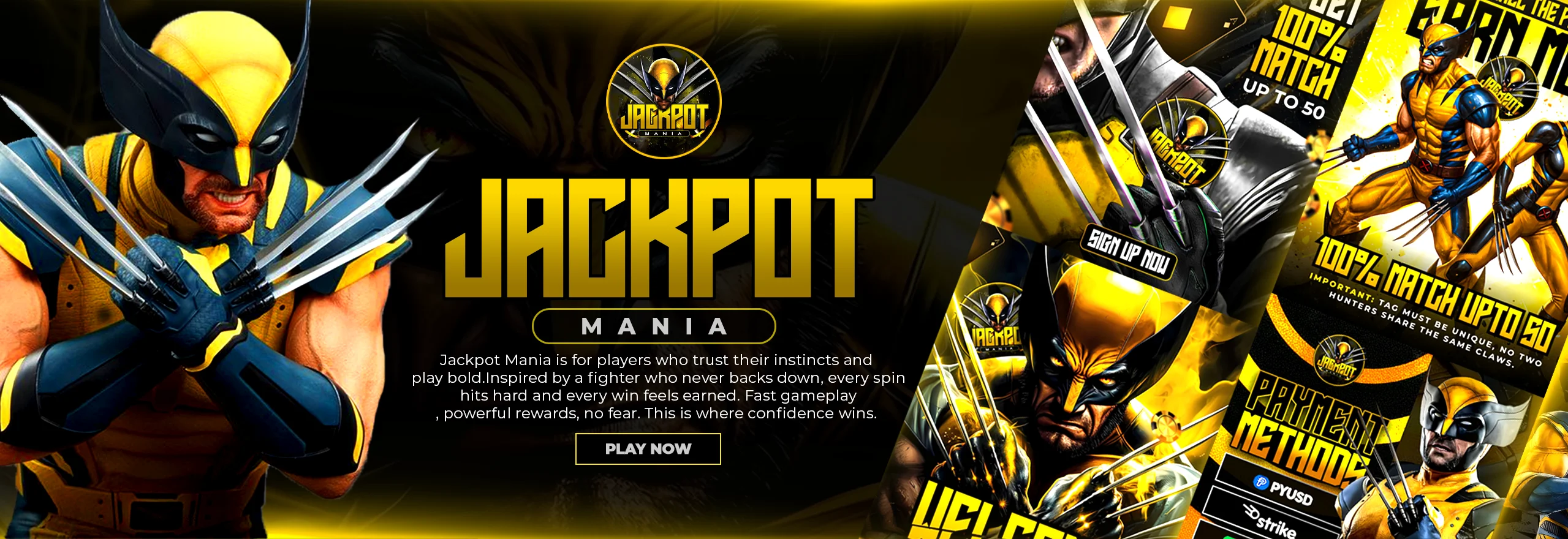 Jackpot Harris Branding